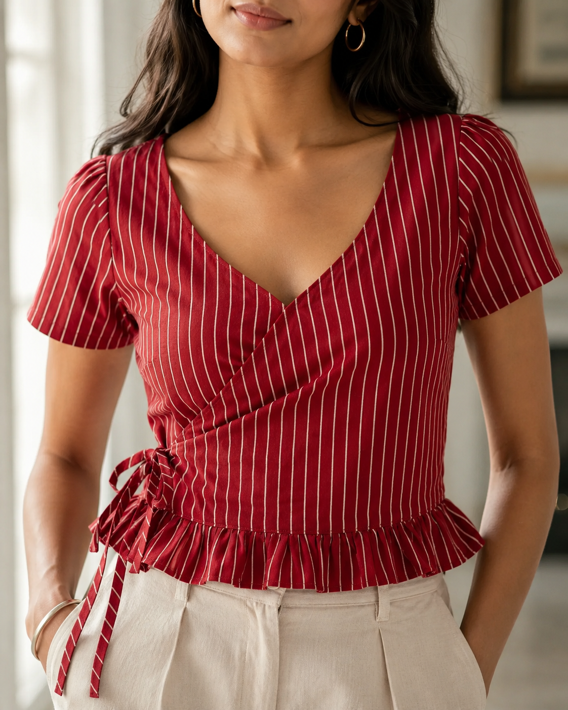 Tailored Pleated Waist