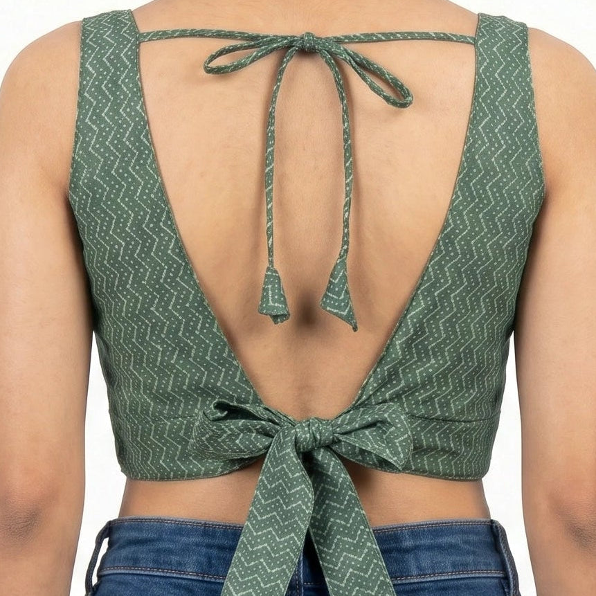 Sleeveless Back Bow