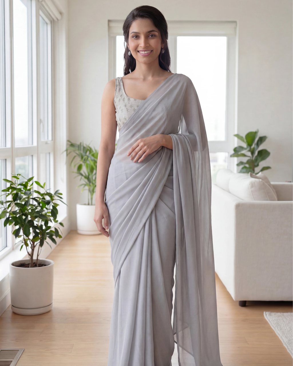 Ivory Mist Cotton Duality Wear Top