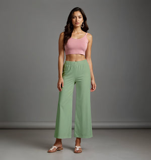 Pista Palazzo Pants - 100% Natural Cotton