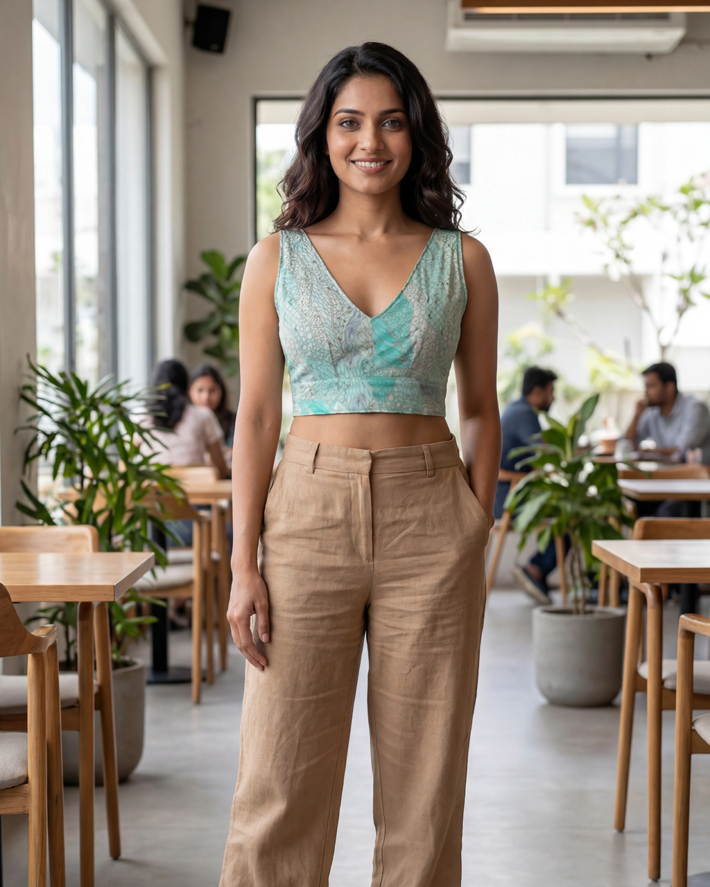 Elina Aqua Duality Wear Top