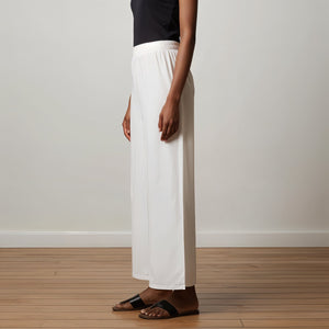 White Palazzo Pants - 100% Natural Cotton