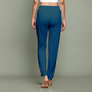 Teal Regular Pants - 100% Natural Viscose