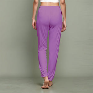 Lavender Regular Pants - 100% Natural Viscose