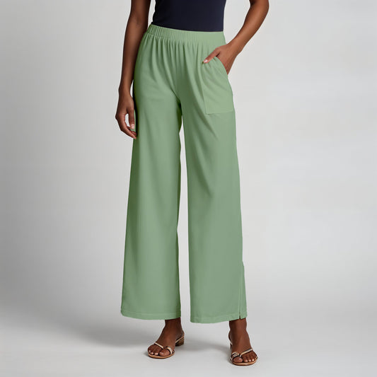 Pista Palazzo Pants - 100% Natural Cotton