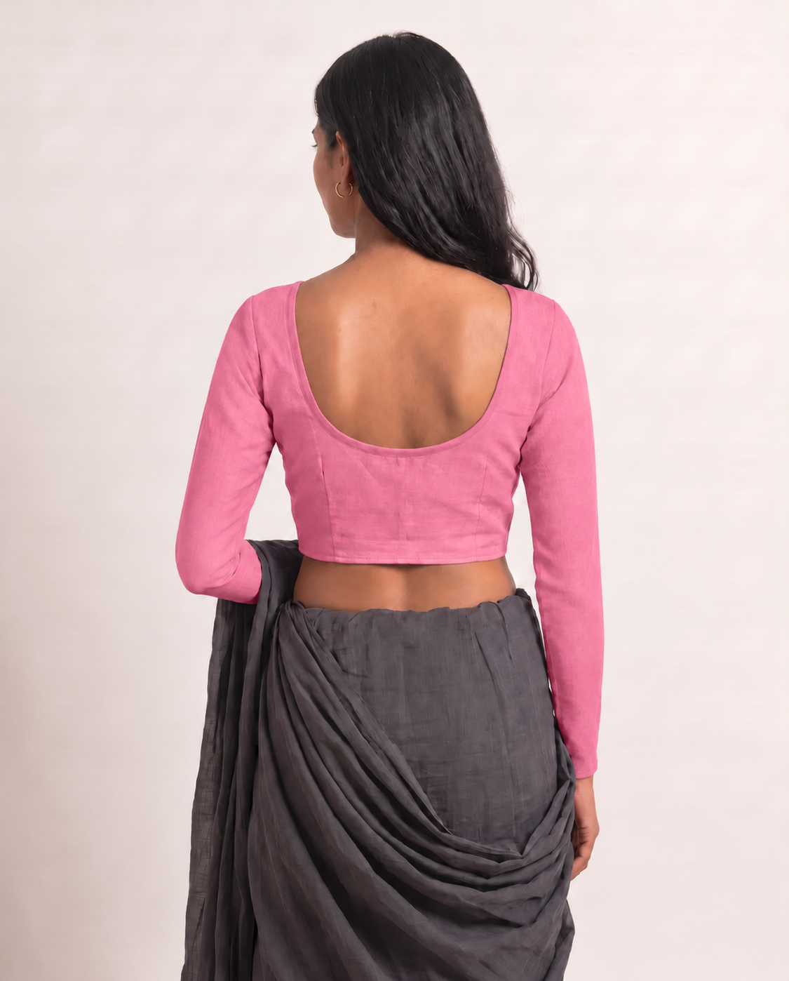 Blush Pink Full Sleeve blouse, view 5