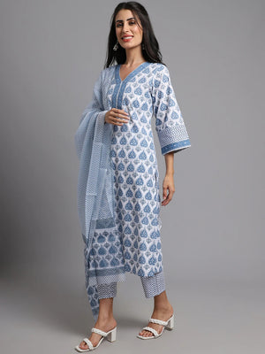 Bluish colorful 3 Piece Set