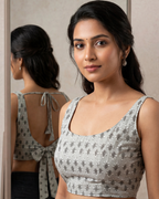 Ivory Mist Cotton Duality Wear Top