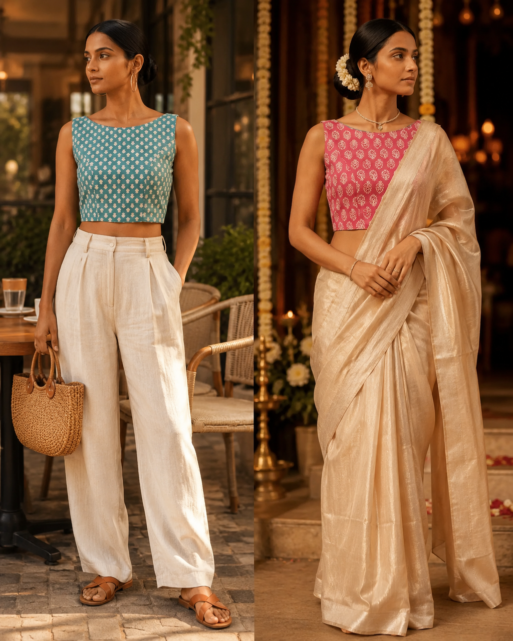 Azure Blossom Reversible Duality Wear