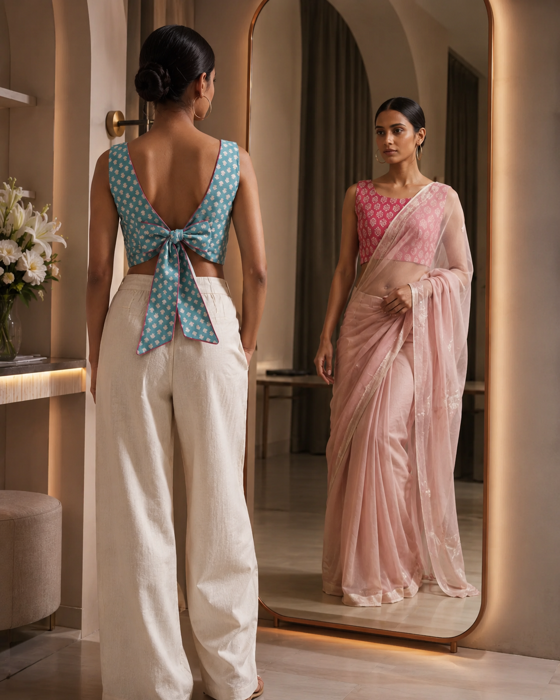 Azure Blossom Reversible Duality Wear