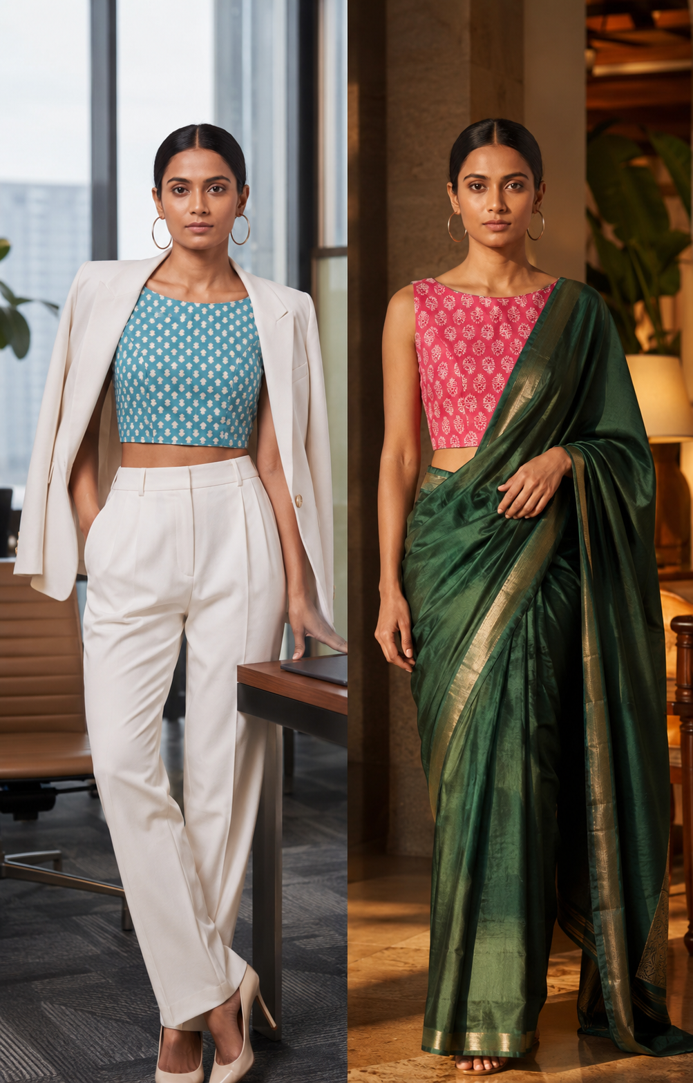 Azure Blossom Reversible Duality Wear