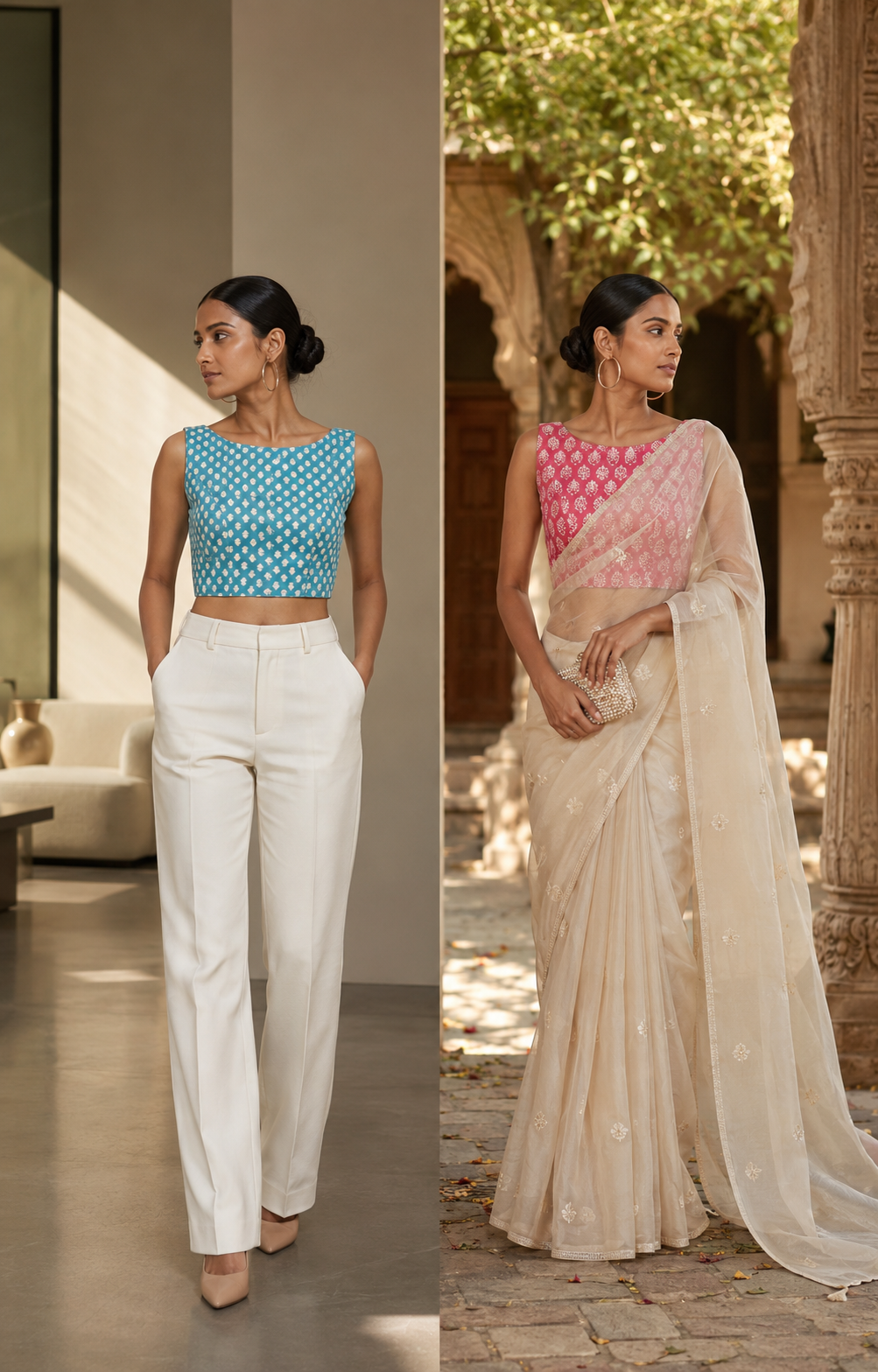 Azure Blossom Reversible Duality Wear
