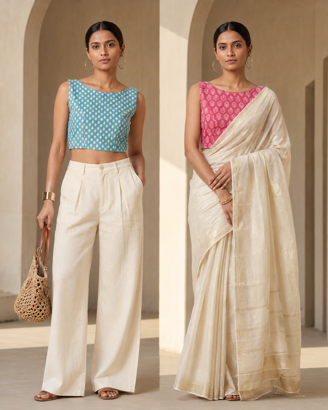 Azure Blossom Reversible Duality Wear