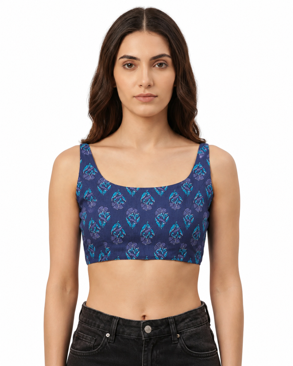 Indigo Twilight Bow Back Duality Wear Top