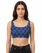 Indigo Twilight Bow Back Duality Wear Top