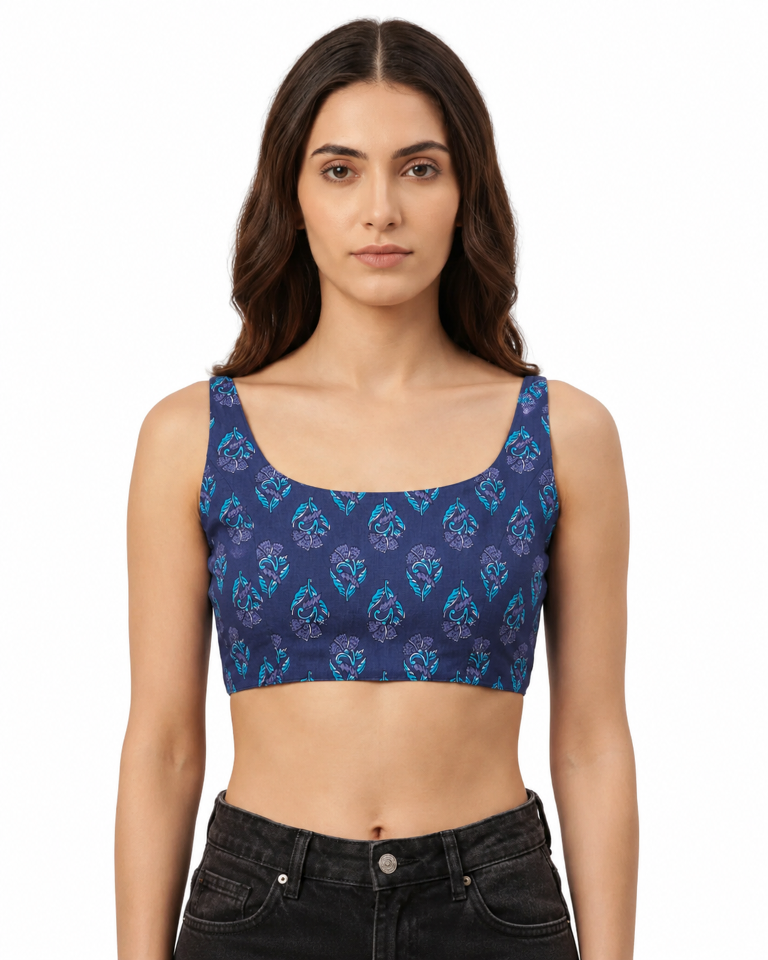 Indigo Twilight Bow Back Duality Wear Top