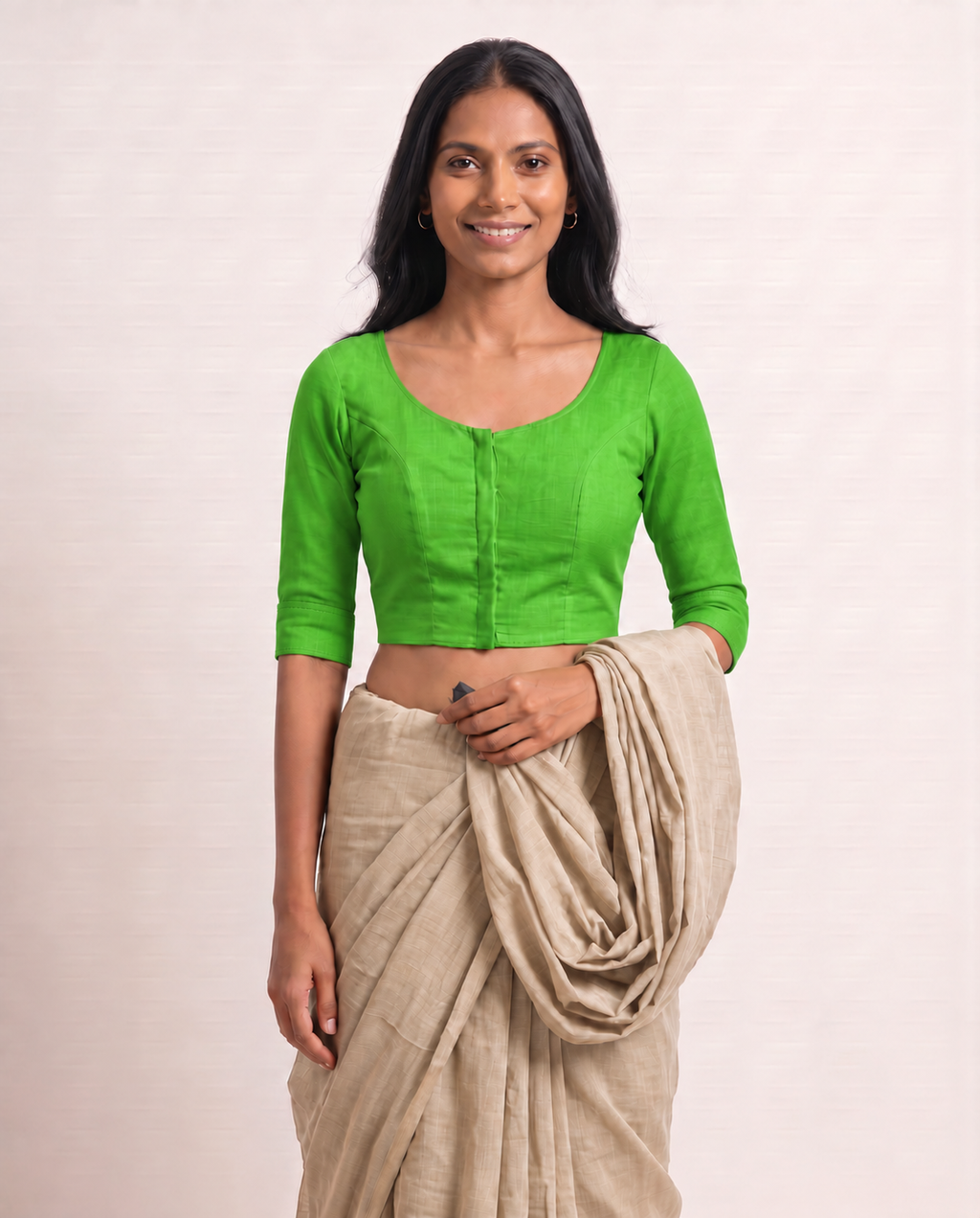 Meadow Green 3/4 sleeve blouse