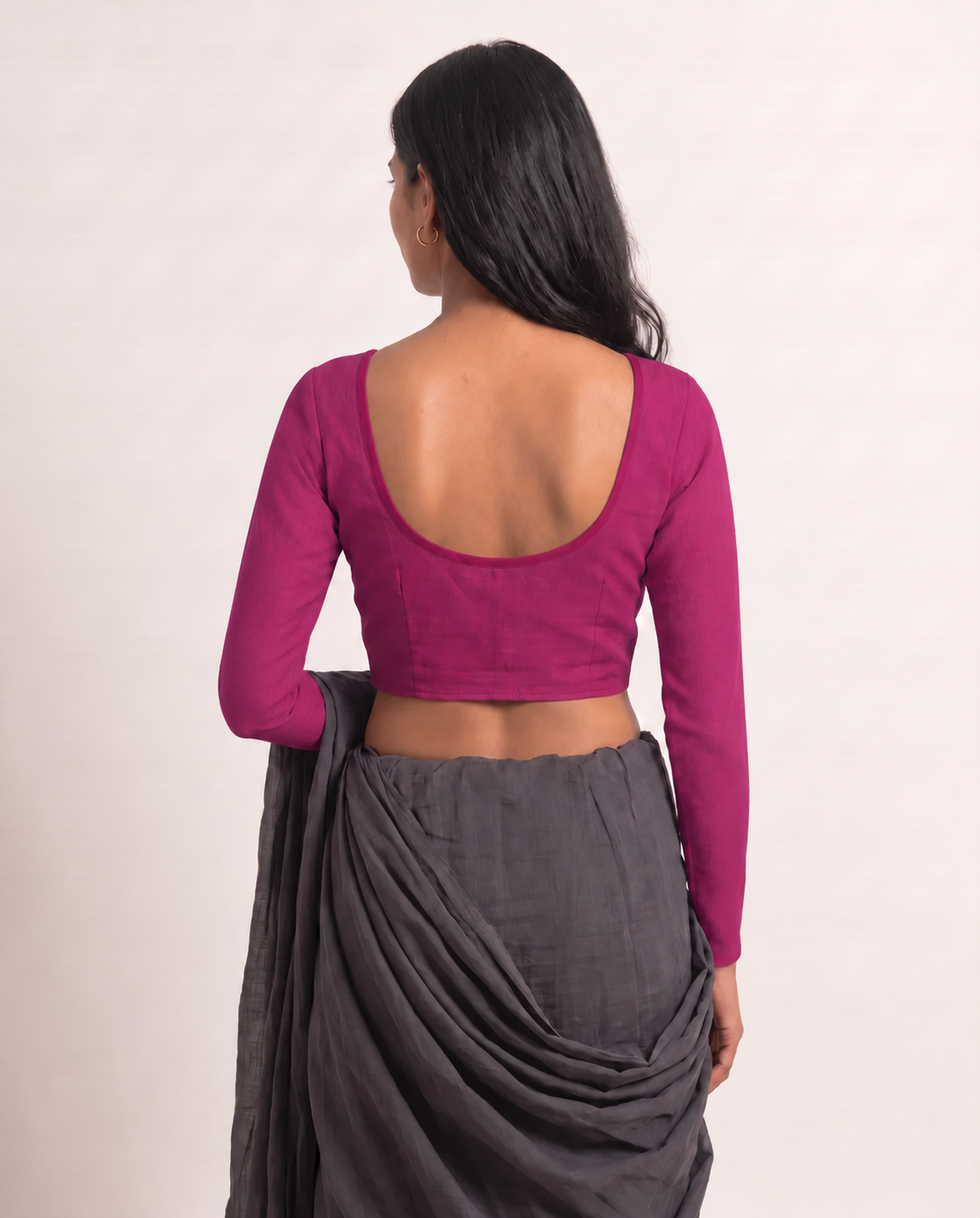 Berry Magenta full sleeve blouse