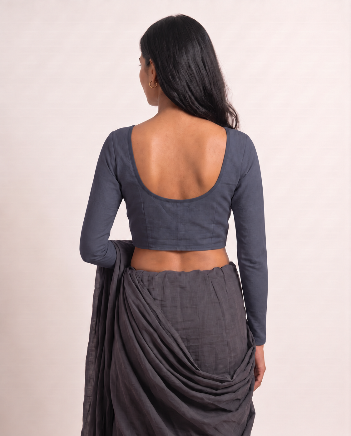Slate Grey full sleeve blouse