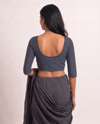 Slate Grey 3/4 sleeve blouse