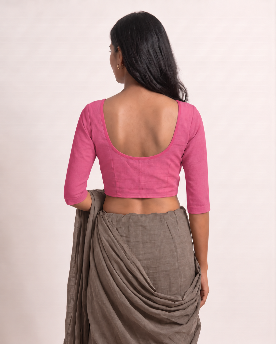 Rose Pink 3/4 sleeve blouse