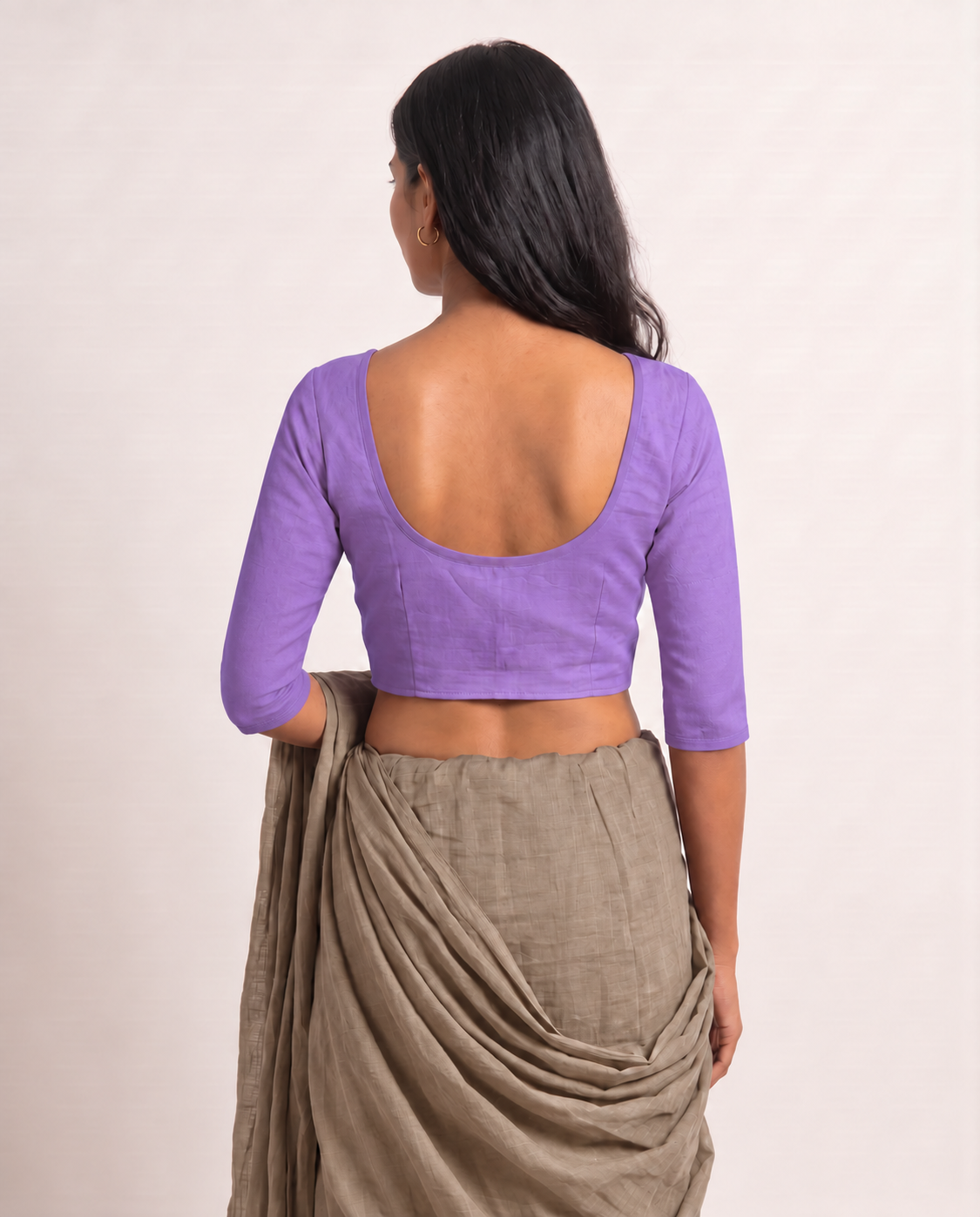 Lavender 3/4 sleeve blouse