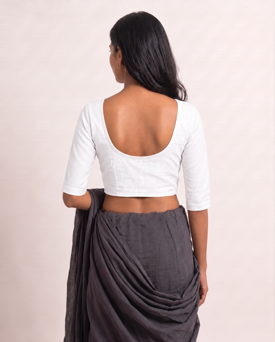Classic White 3/4 sleeve blouse