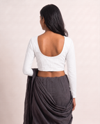 Classic White full sleeve blouse