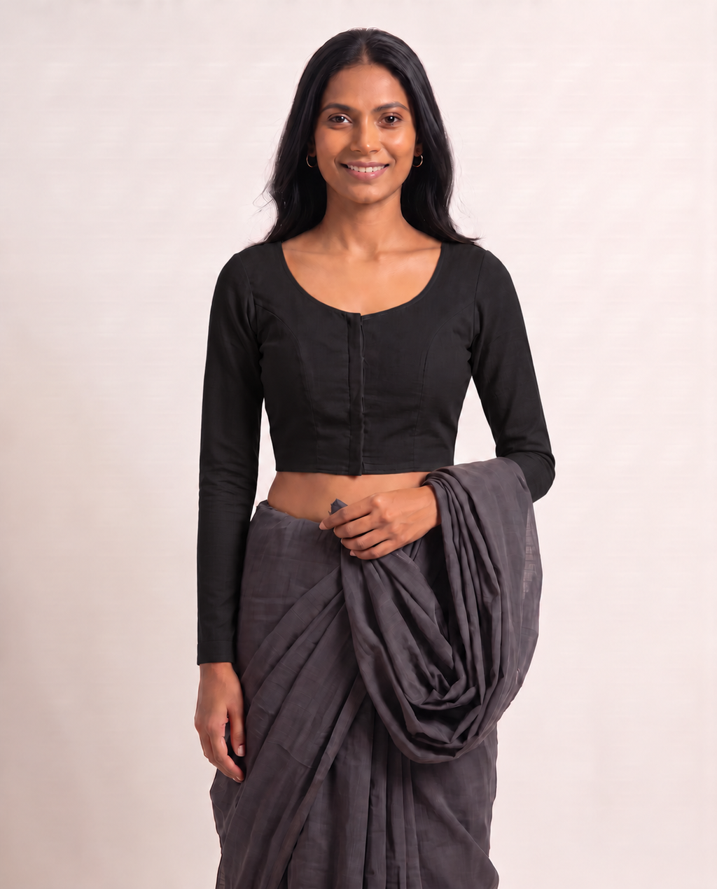 Classic Black full sleeve blouse