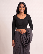 Classic Black full sleeve blouse