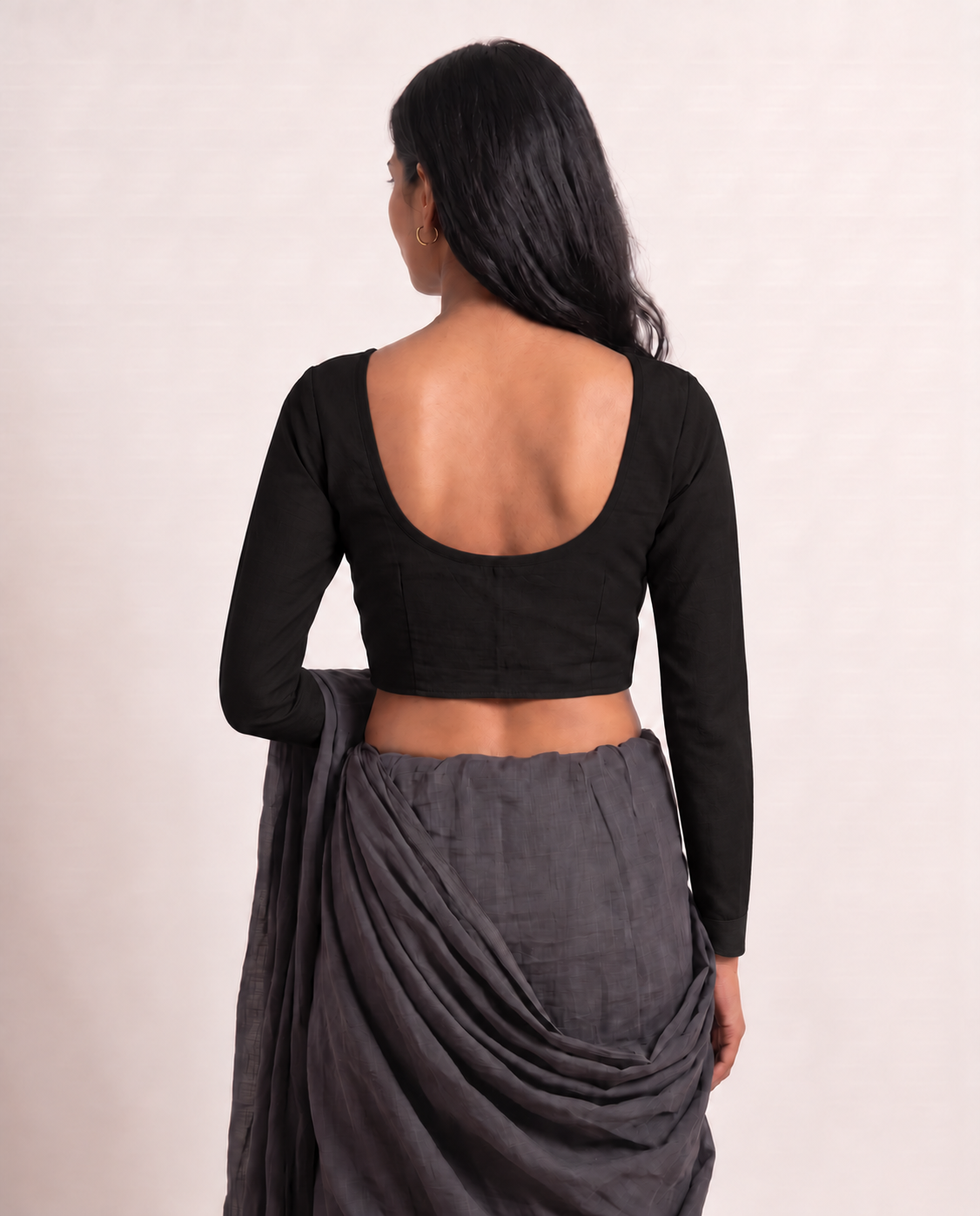 Classic Black full sleeve blouse
