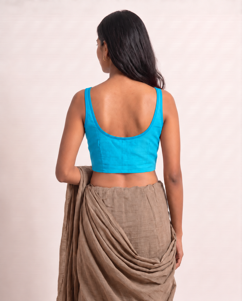 Aqua Bloom blouse