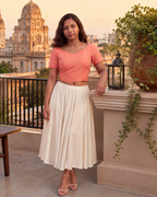 Coral Mangalagiri Tie-Back Duality Wear Top