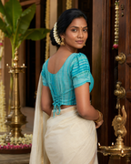 Aqua Festive Lace-Up Duality Wear Top