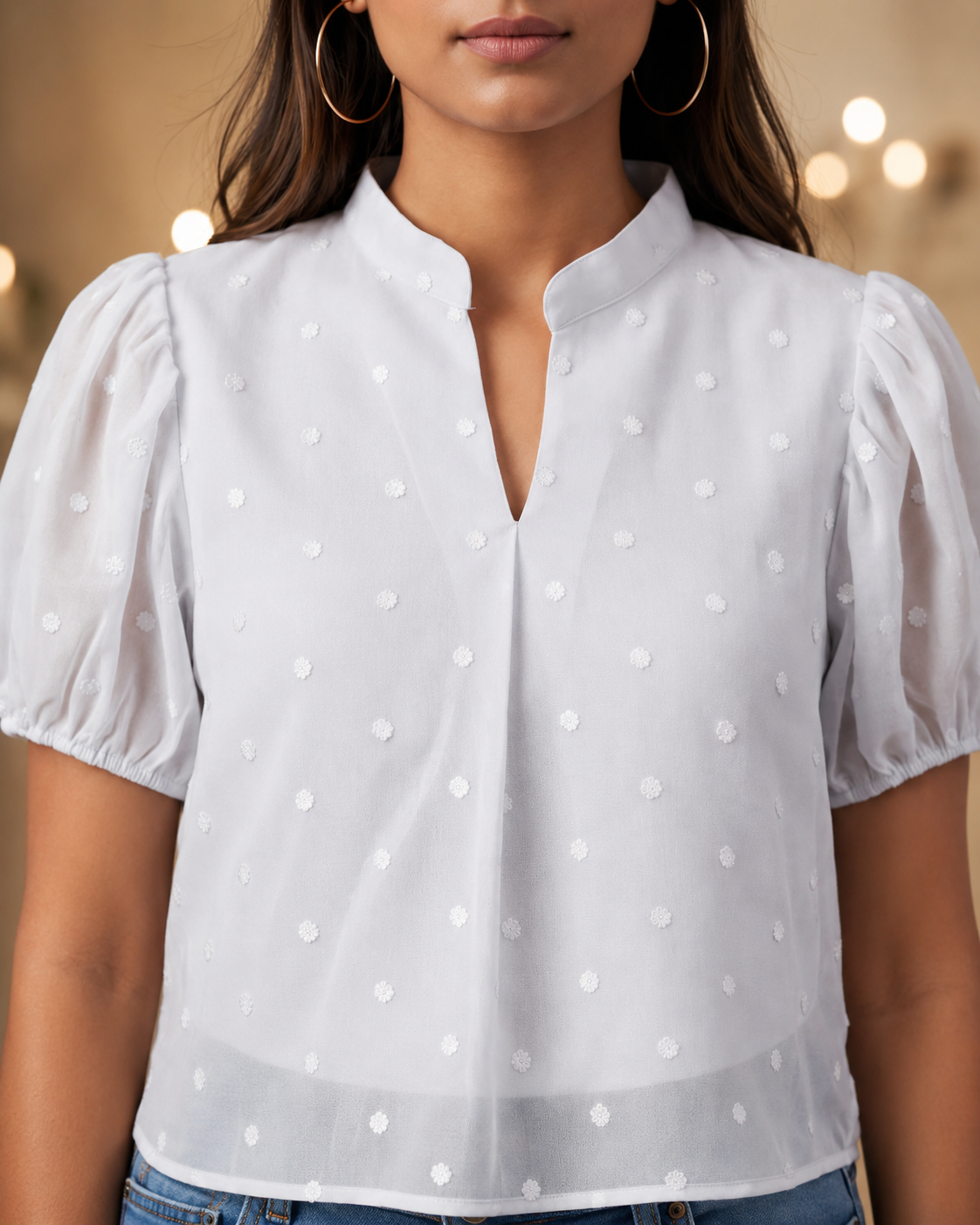 Powder Blue Butta Grace Duality Wear Top