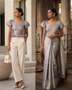 Celestial Brocade Duality Wear Top