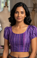 Amethyst Festive Lace-Up Duality Wear Top