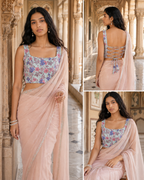 Pastel Petals Laceback Duality Wear Top