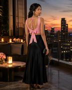 Blush Bow Duality Wear Top