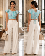 Aqua Lace Reverie Duality Wear Top