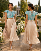 Aqua Lace Reverie Duality Wear Top