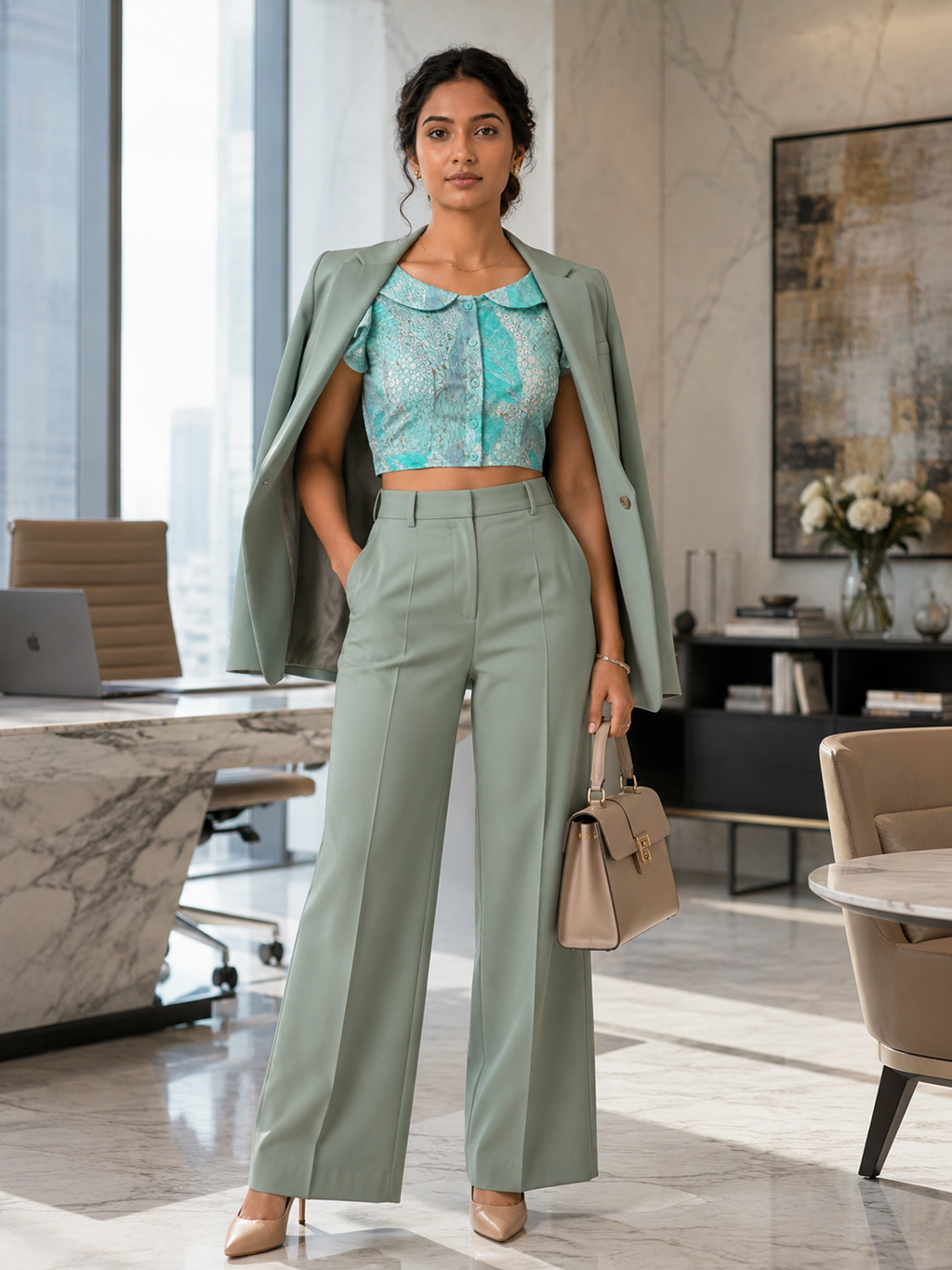 Aqua Lace Reverie Duality Wear Top