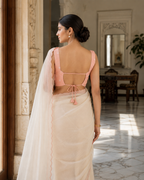 Rosé Veil Two-Piece Top Set