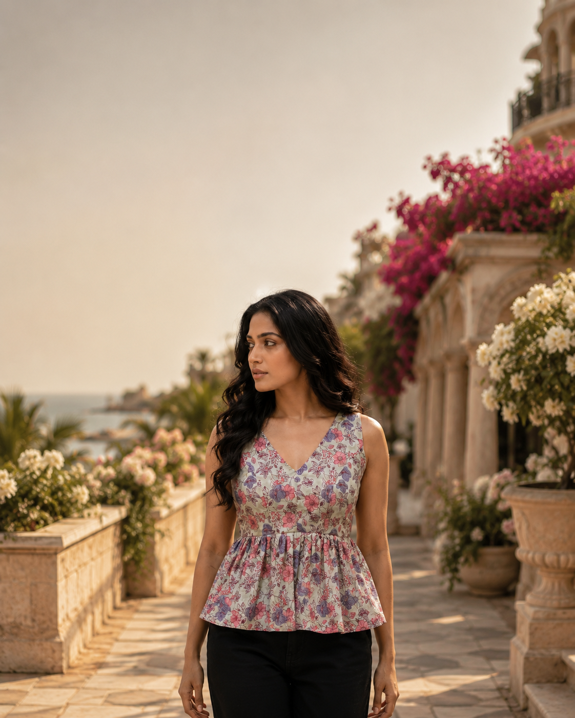 Blush Meadow Duality Wear Top