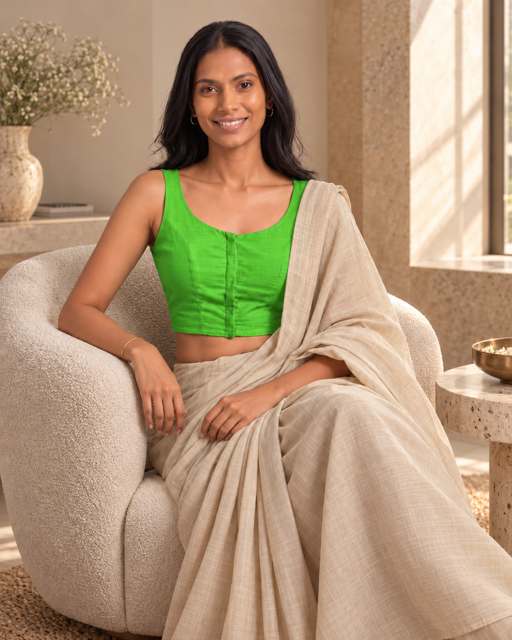 Meadow Green blouse