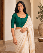 Emerald Green 3/4 sleeve blouse