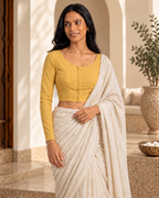 Marigold Glow full sleeve blouse