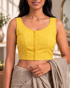 Sunshine Yellow blouse