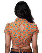 Elana Tangerine Duality Wear Top