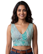 Elina Aqua Duality Wear Top